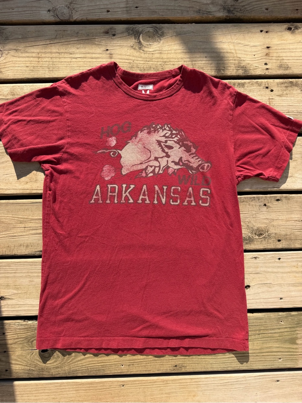 Vintage Style Arkansas Hog Wild Graphic Tee